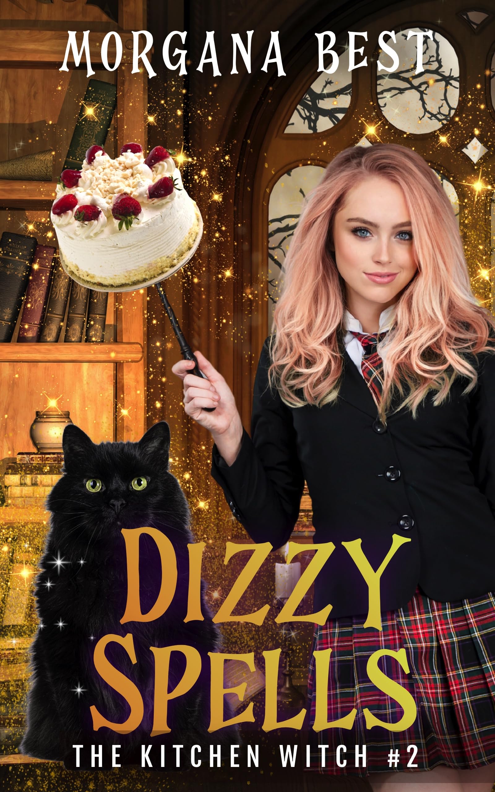 Dizzy Spells: Paranormal Cozy Mystery (The Kitchen Witch Book 2) Cover Image