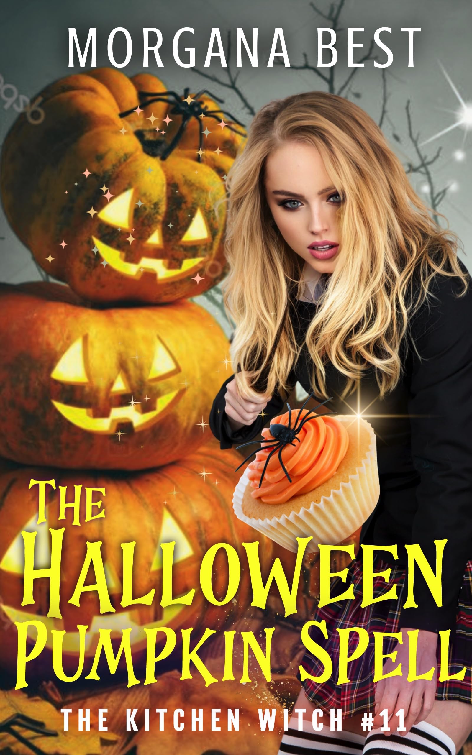 The Halloween Pumpkin Spell: Paranormal Cozy Mystery (The Kitchen Witch Book 11) Cover Image