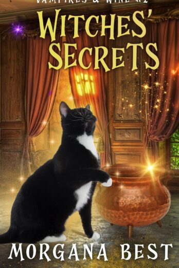 Witches' Secrets: Paranormal Cozy Mystery (Vampires and Wine Book 2) Cover Image