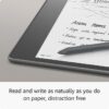 Kindle Scribe Essentials Bundle including Kindle Scribe (16 GB), Basic Pen, Leather Folio Cover with Magnetic Attach - Burgundy, and Power Adapter - Image 5