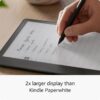 Kindle Scribe Essentials Bundle including Kindle Scribe (16 GB), Basic Pen, Leather Folio Cover with Magnetic Attach - Burgundy, and Power Adapter - Image 2