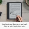 Kindle Scribe Essentials Bundle including Kindle Scribe (16 GB), Basic Pen, Leather Folio Cover with Magnetic Attach - Burgundy, and Power Adapter - Image 4