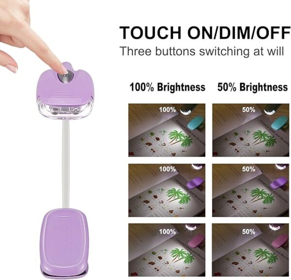 3 pack book light design