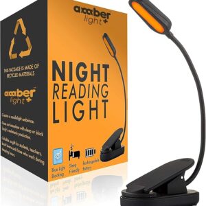 Amber book light
