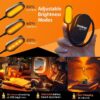 Amber book light brightness