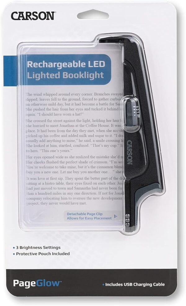 Carson PageGlow reading light packaging