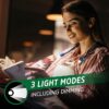 Energizer LED rechargeable black neck light modes
