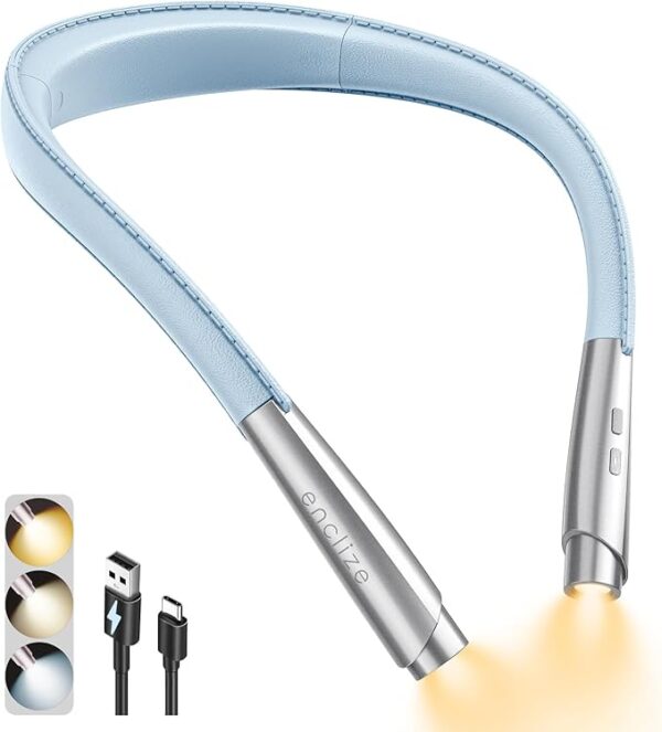LED neck reading light