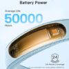 LED neck reading light battery