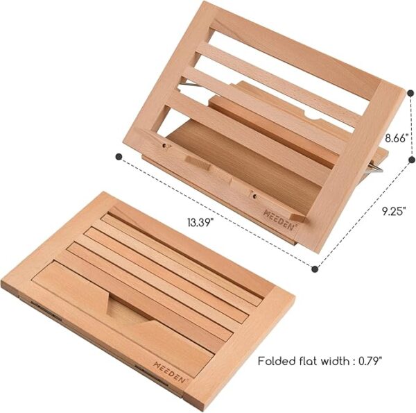 MEEDEN book stand size