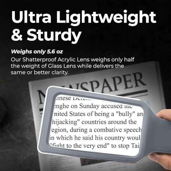 MagniPros magnifying glass feature