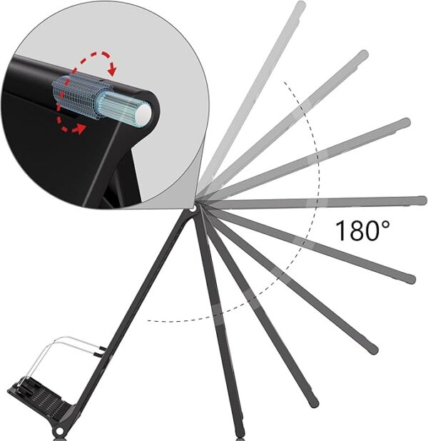 Readaeer portable book stand angle