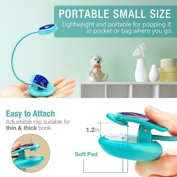 Vekkia cute book light size