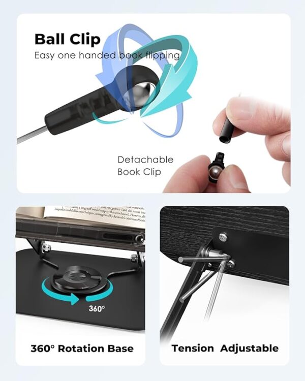 Viozon book stand feature