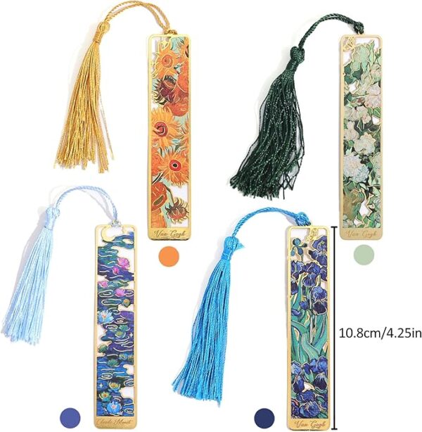 bookmarks with tassel measurement