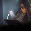 clip on book light use