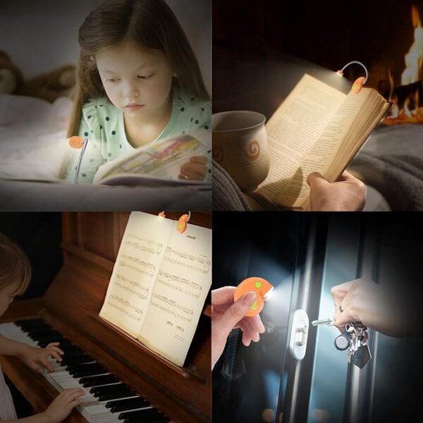 clip-on kids book lights use