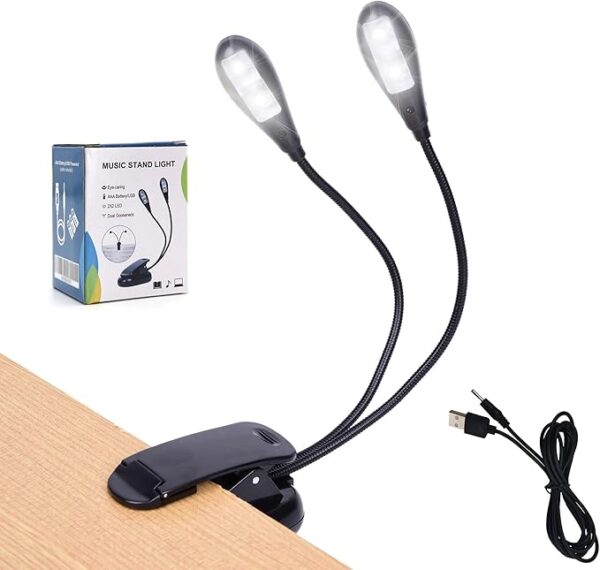 dual-arm LED book light