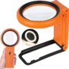 foldable handheld magnifying glass