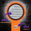 foldable handheld magnifying glass lens