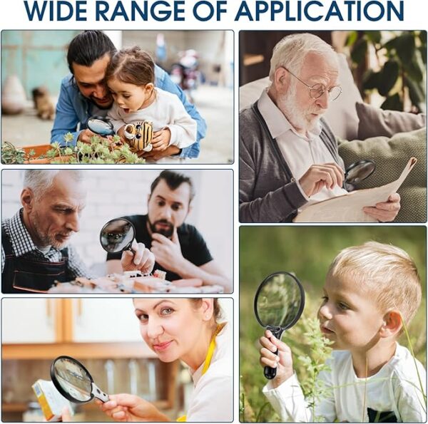 large magnifying glass application