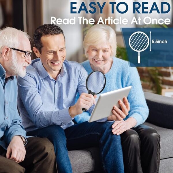 large magnifying glass for reading