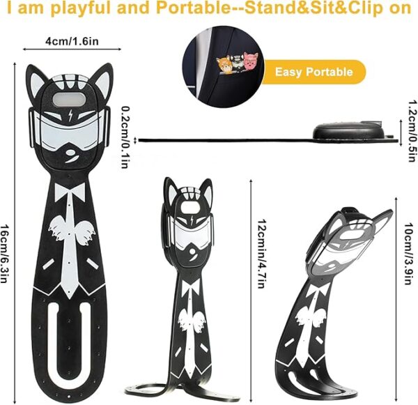 rechargeable book light bookmark design