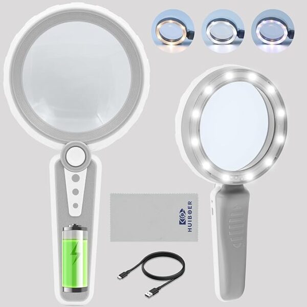 rechargeable magnifying glass
