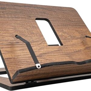 wood book holder stand