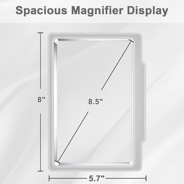 5X magnifying glass size