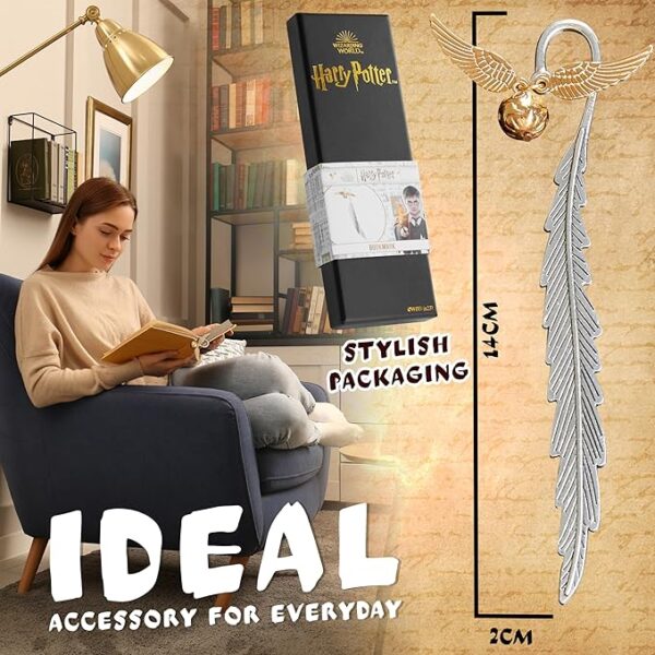 Harry Potter metal bookmark size