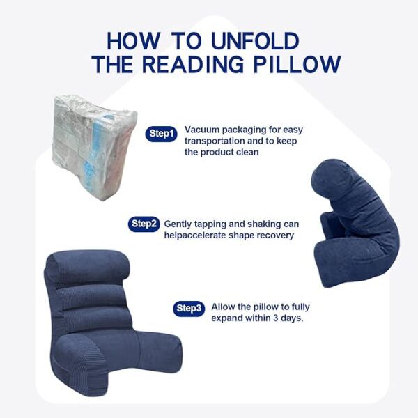 Tinuniyaa reading pillow unfold