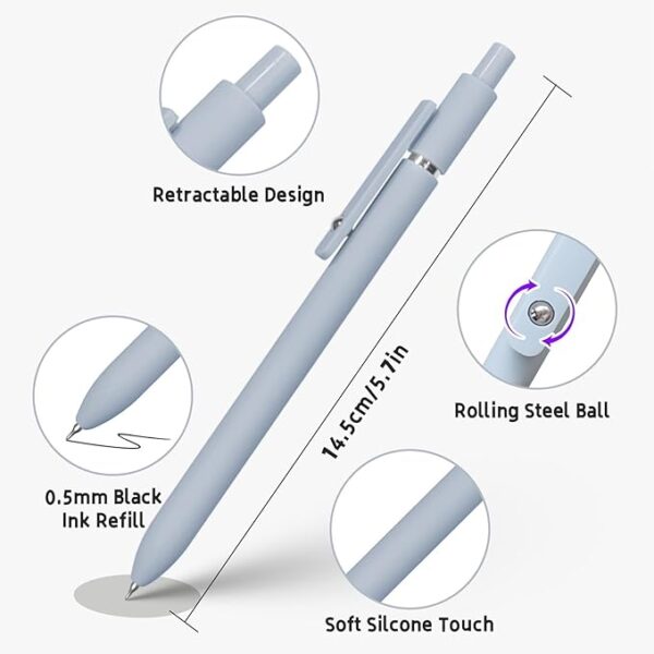 black ink fine point pen design