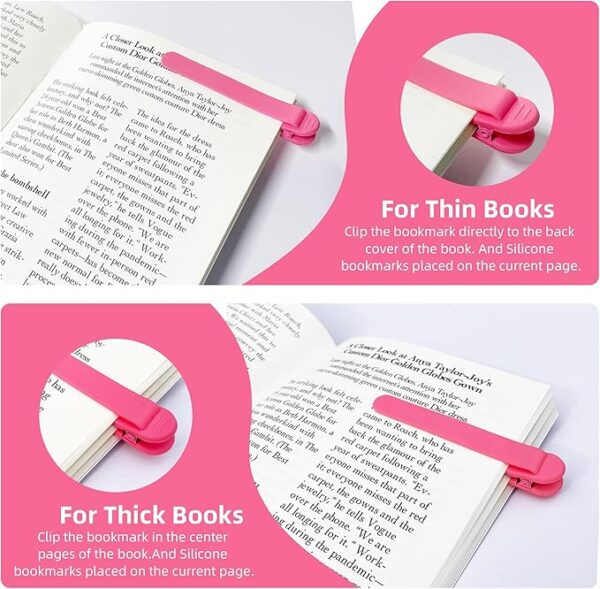 clip book page bookmark design