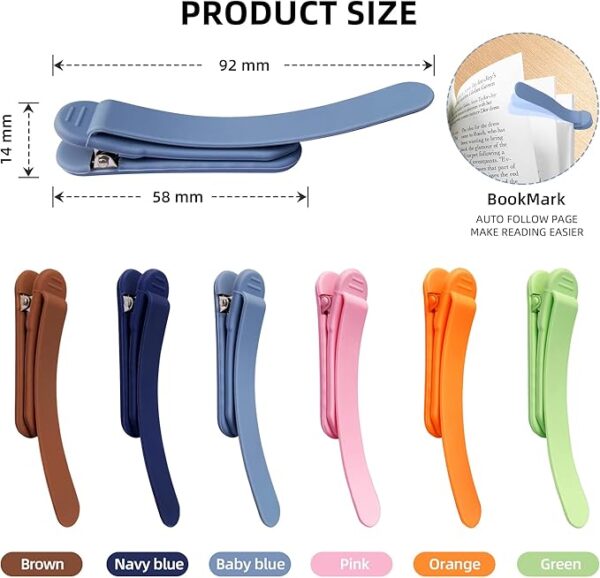 clip book page bookmark size