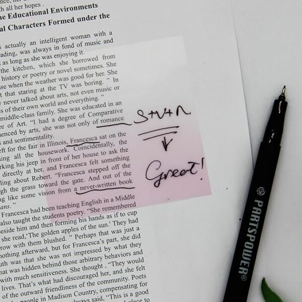 gradient transparent sticky notes use