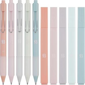 highlighters and gel pens