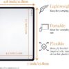 page magnifying sheet dimensions
