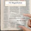 page magnifying sheet magnification