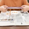 page magnifying sheet use in reading