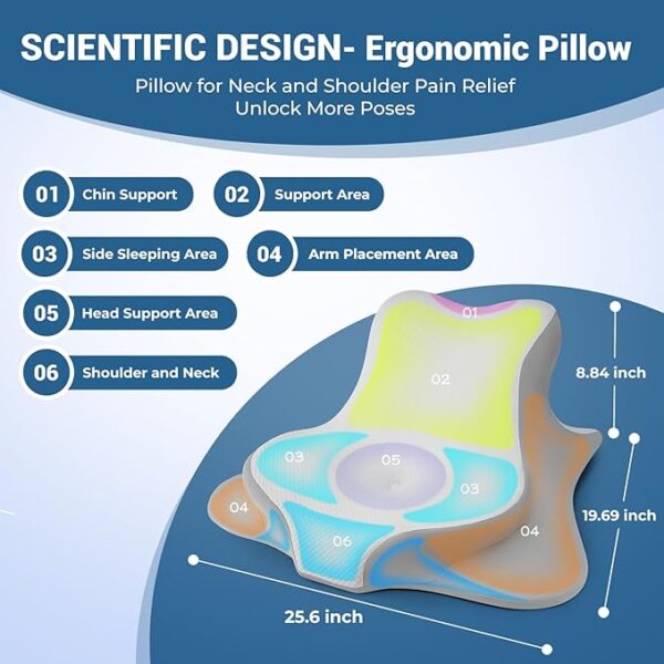 reading pillow for bed feature