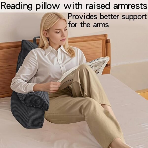 reading pillow with arms use