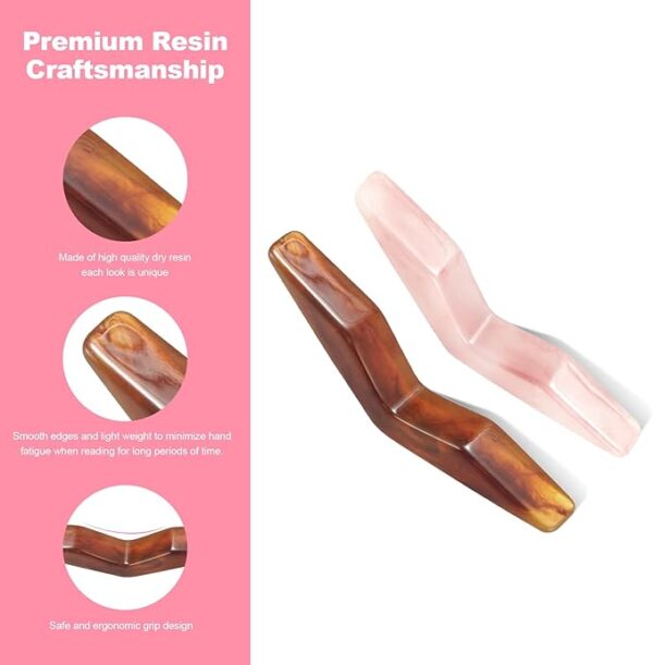 resin thumb page holder design