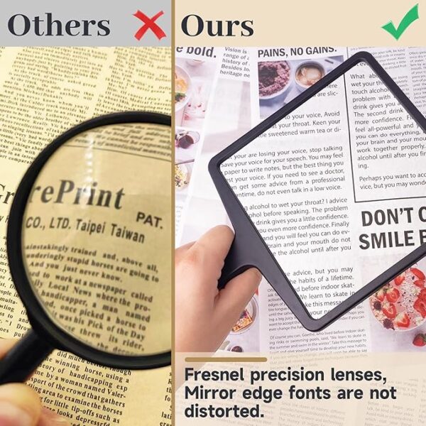 square handheld magnifying glass comparison