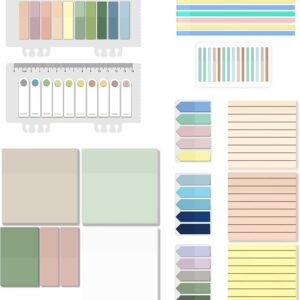 transparent sticky notes with highlighter tape