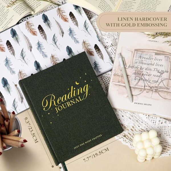 Lanpn reading journal dimensions