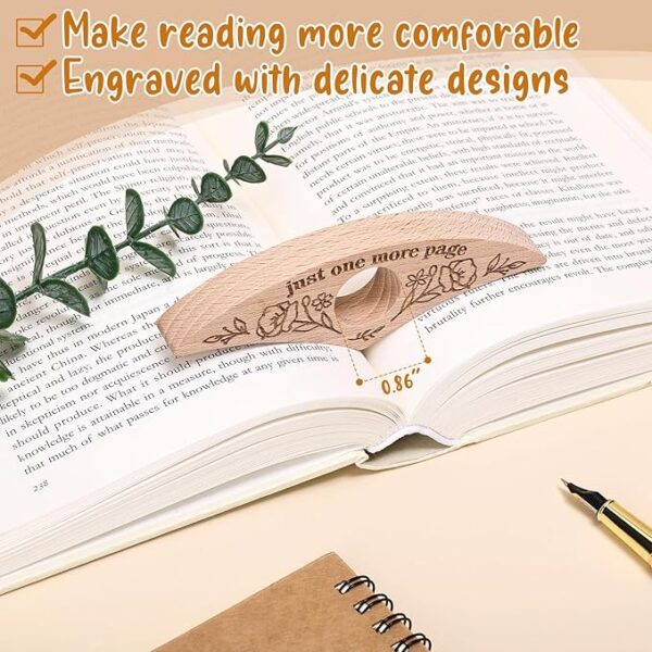 Tuitessine book lover gift set page holder