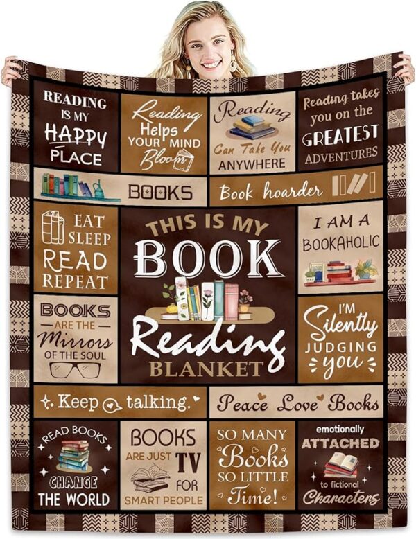book reading blanket