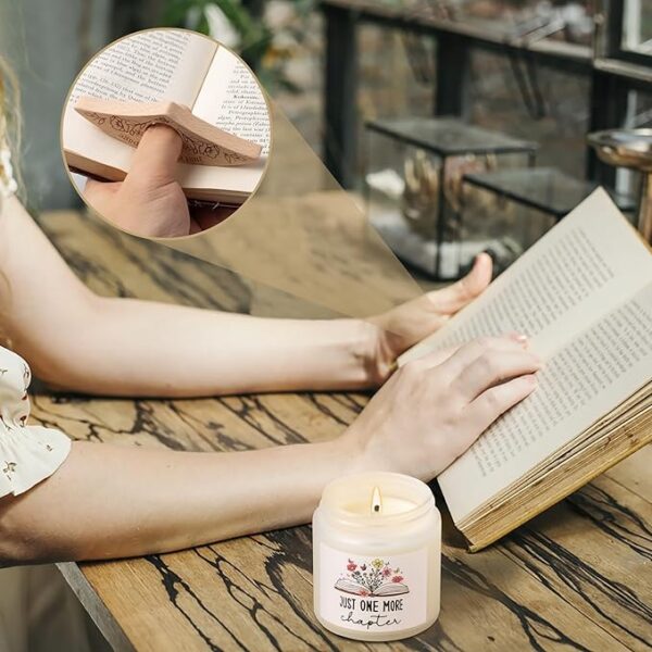 bookish gift set candle