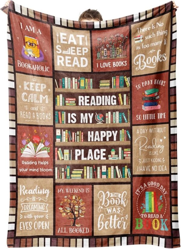 cozy reading blanket
